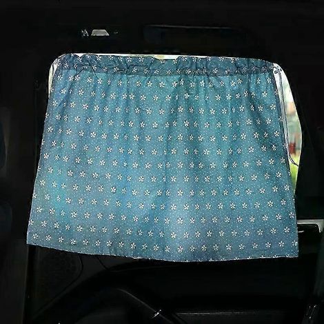 Pare-soleil universel pour voiture, protection UV, rideau pare-soleil pour vitres latérales, ventouse rétractable, occultant la lumière (05) (1/5)