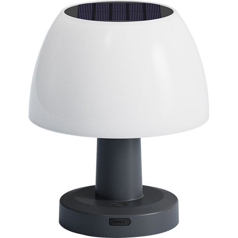 Lampe de table solaire LED extérieure  Sans fil, portable IP54  Jardin, terrasse, chambre, salon (1/5)