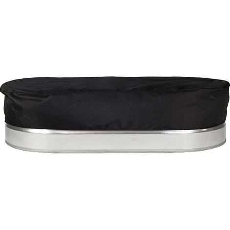 Couverture De Piscine Ovale, Couvertures Solaires pour Piscines Hors Sol, Couverture De Piscine, Couverture de piscine ovale de4ft pour hors sol, noir (1/3)