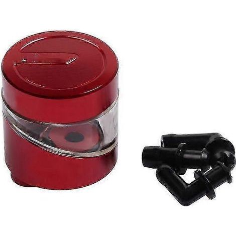 Réservoir d'huile de frein et d'embrayage pour moto, compatible avec Honda, Yamaha, Suzuki, Kawasaki et Vespa. Accessoires uniques pour ce réservoir d'huile. (1/5)