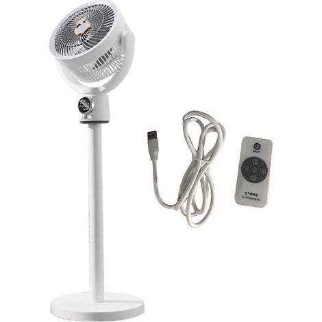 18650 mah folding portable ventilateur USB télécommande air refroidisseur silencieux rechargeable floor standing A (1/5)
