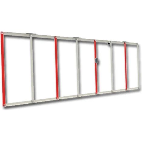 Faac – Kit haie aluminium 3m – Accessoire motorisation portail – Pour portes coulissantes – Résistant aux intempéries (1/3)