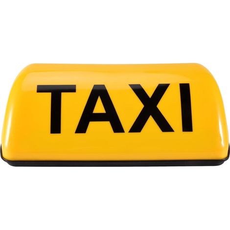 12V Waterproof Top Magnetic Meter Lamp Cabin Light LED Light Taxi Signal Lamp - Yellow (1/5)