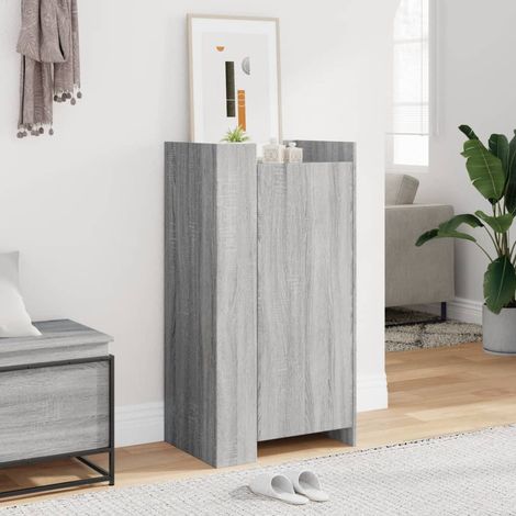 Schuhschrank Grau Sonoma 52x37,5x100 cm Holzwerkstoff (1/5)