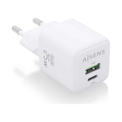Cargador de Pared Aisens ASCH-25W2P014-W Blanco 25 W (1 unidad)