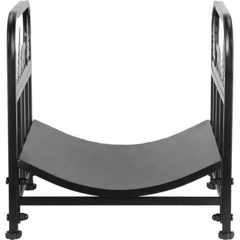 Style européen concis Mini maison cheminée bois de chauffage support de stockage de bûches étagère organisateur. (1/5)