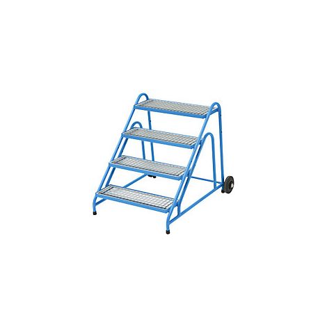 Escalerilla de montaje  peldaños con rejilla  4 peldaños