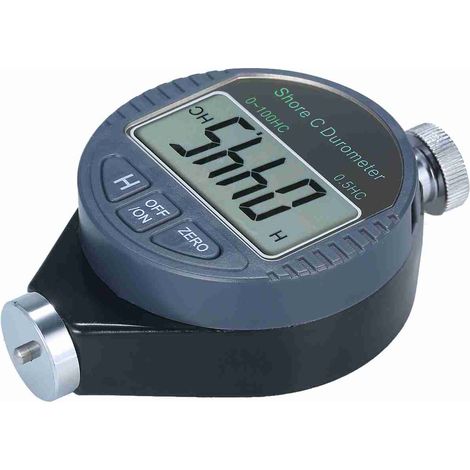 Testeur de dureté Shore C portable 0-100HC, duromètre numérique pour matériaux souples (éponges), avec grand écran LCD (1/4)