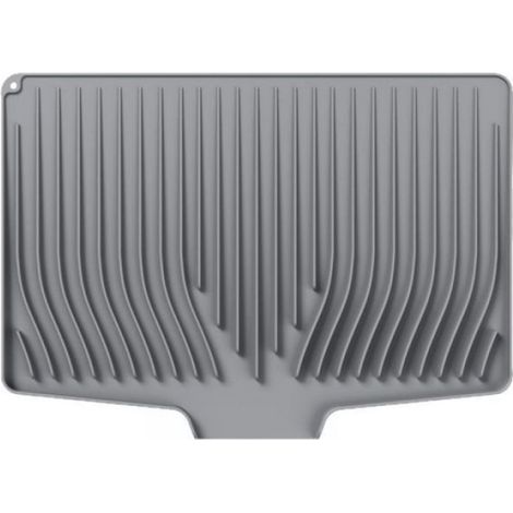 Coussinet De Drainage - Silicone Alimentaire - Incliné 5° - Antidérapant - Pour Evier Et Plan De Travail - Gris (1/4)