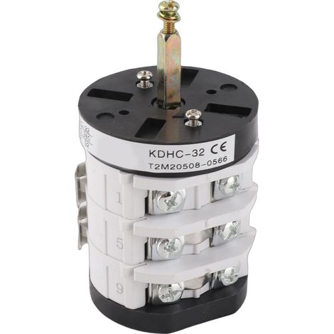 Interrupteur inverseur marche/arrêt pour démonte-pneu, métal et plastique, 220V/380V, entraxe 1.3 pouce, robuste (1/4)