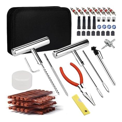 Kit Reparation Pneu Voiture Kit Meche Pneu Crevaison (1/5)