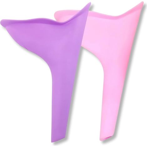 (2 Stück) Damenurinal, Lila-Rosa (1/4)