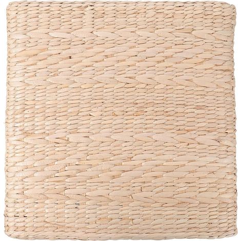 de sol tatami carré beige en paille tressée souple et (1/5)