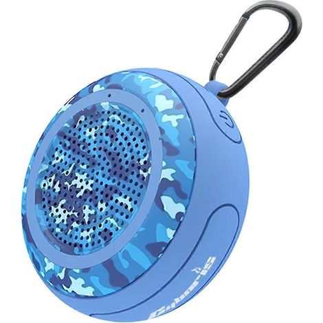 Mini IPX7 wasserdichter Bluetooth-Lautsprecher für Badezimmer, Freisprechfunktion, Musikwiedergabe unter der Dusche, tiefer Bass, FM-Radio. (1/5)