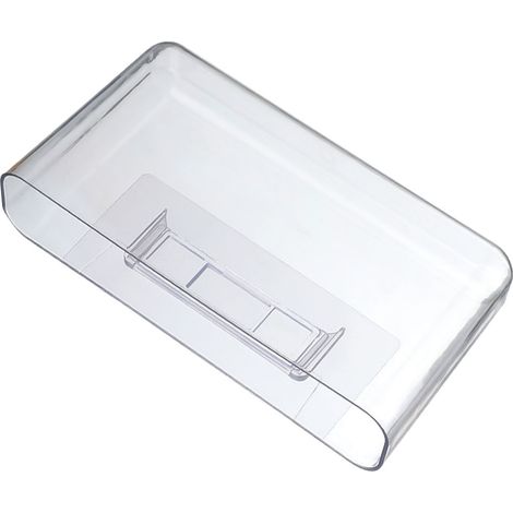 [Wandorganizer] Selbstklebende Wandbox [Transparente Aufbewahrung] Wandorganizer mit starkem Kleber für Handy, Schlüssel und Alltagsgegenstände, 5 x 22,5 x 12 cm, PS (1/5)
