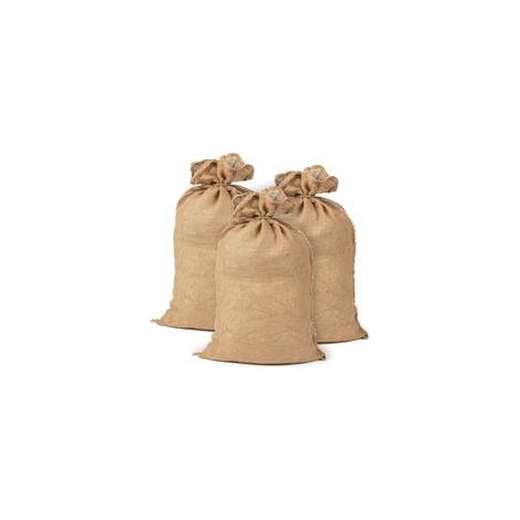 Bolsa de siembra de 3 piezas, bolsas para patatas, lona de yute, 215 g/m², 60 x 90 cm, capacidad de carga 50 kg
