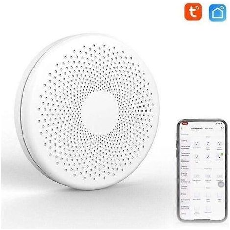 Airthings 2930 Wave Plus - Appareil de mesure du radon et de la qualité de l'air, alimenté par batterie (CO2, COV, humidité, température, pression)