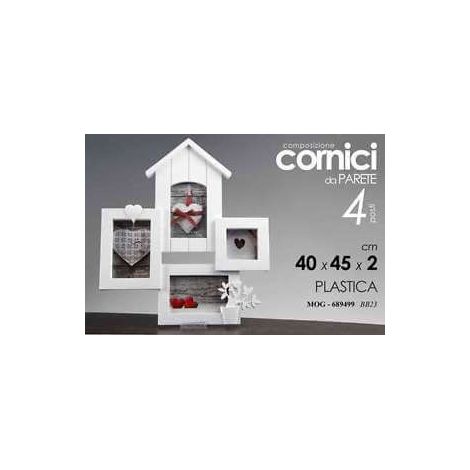 PORTAFOTO 4F.CM.40X45X2 BIANCO