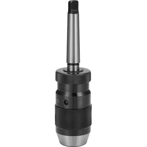 Mandrin Perceuse à Colonne MT B16 1-16mm Sans Clé - Arbor Grinder Converter Chuck Avec Poignée de Type Un Pour Perçage de Tour (1/4)