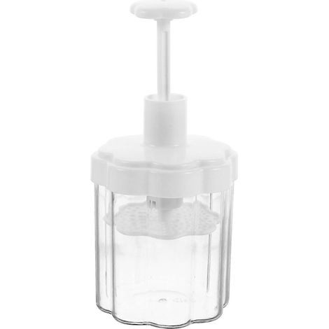 Mousseur transparent compatible avec nettoyants et shampoings pour le visage et gobelet mousseur inclus. (1/5)