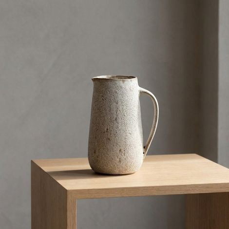 Neutral Speckled Decorative Jug (1/2)