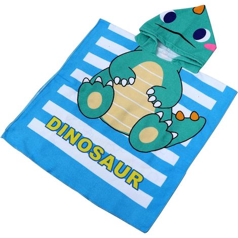 Serviette de bain à capuche ORFOFE style été pour enfants (1/5)