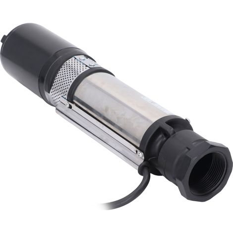 Pompe à eau solaire 48 V CC, moteur en cuivre, pompe à haut débit en acier inoxydable pour puits profonds, 300 W (1/5)