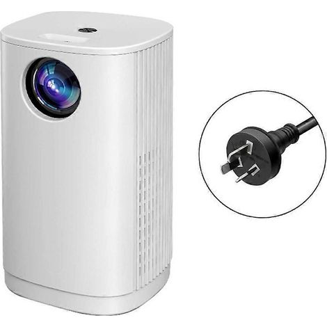 Mini-LED-Projektor T1 1080P, 480 x 360 Pixel, kompakter USB-Projektor mit australischem Stecker – Weiß