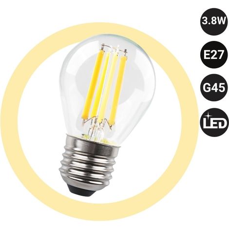 Bombilla LED Filamento Esférica - E27 G45 - 3.8W - (1/5)