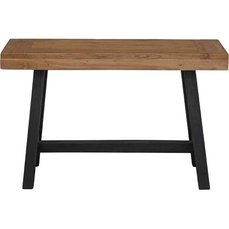 Bank 110 cm Massivholz Teak