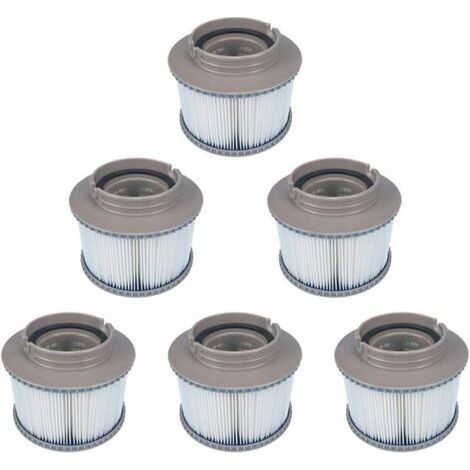 Paquet de 6 filtres MSPA de remplacement pour FD2089, pompe cartouche filtrante adapte tous les spas MSPA actuels (1/5)