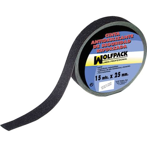 Nastro antiscivolo nero 15 m. x 50 mm. Uso domestico
