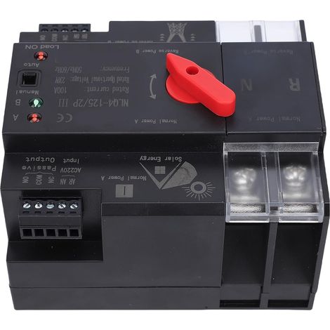 Chave De Transferência Automática Dupla Alimentação, 2p 100 A Ca 50/60 Hz Chave Transferência Manual (1/5)