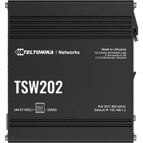TELTONIKA NETWORKS TSW202 Layer2/L3 Managed PoE+ and SFP Ethernet Switch (TSW202000000)