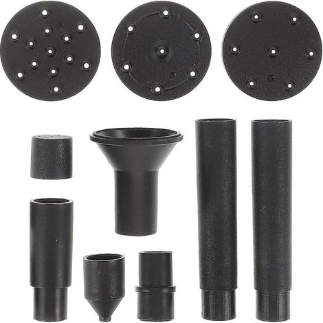 Kit de buses pour fontaine solaire, accessoires d'arrosage en plastique, ensemble noir de 10 pièces (1/5)