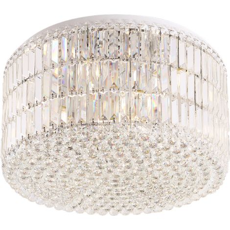 Plafonnier cristal glamour 60 cm Puccini 18xE14 Maxlight (1/4)