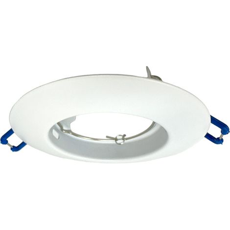 Porta faretto ad incasso fisso per cantrosoffitto supporto tondo per faretti lampada in alluminio (1/4)