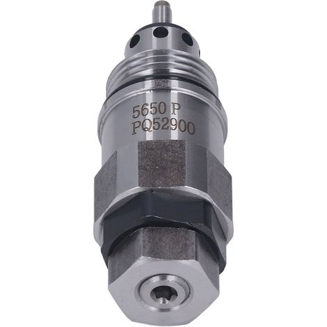 Clapet de décharge 25/974602 en acier, bouchon sensible, vanne de sécurité de remplacement pour engin de chantier et excavatrice (1/5)