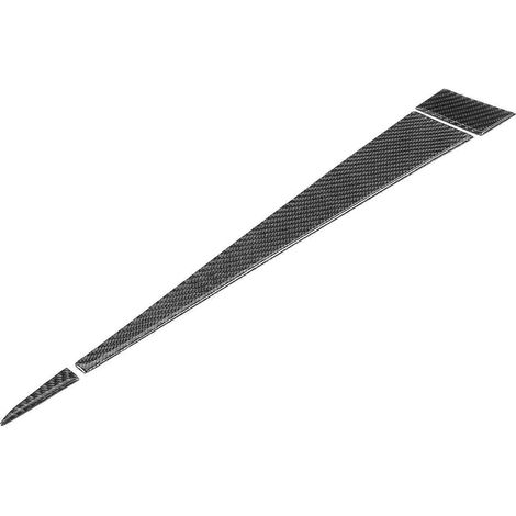 3-teiliges Set Copilot-Staufachabdeckungen, Armaturenbrettverkleidung aus Kohlefaser, passend für Mitsubishi Lancer 08-16RHD