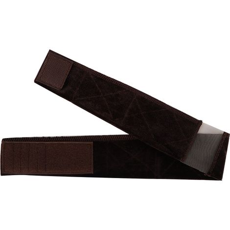Accessoire de coiffure flexible et ajustable pour perruque, foulard, bandeau (marron) (1/5)