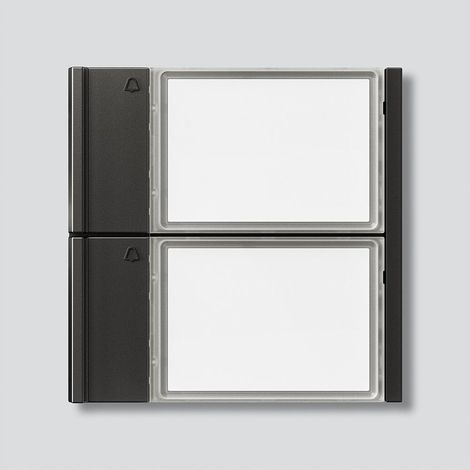 Siedle Ruftasten TM 700-2-0 DG dunkelgrau-glimmer