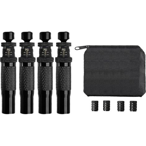 Dégonfleur automatique de pneus, comprend des bouchons de valve et un sac de transport adaptés pour un réglage facile de la pression, conduite sûre (1/5)