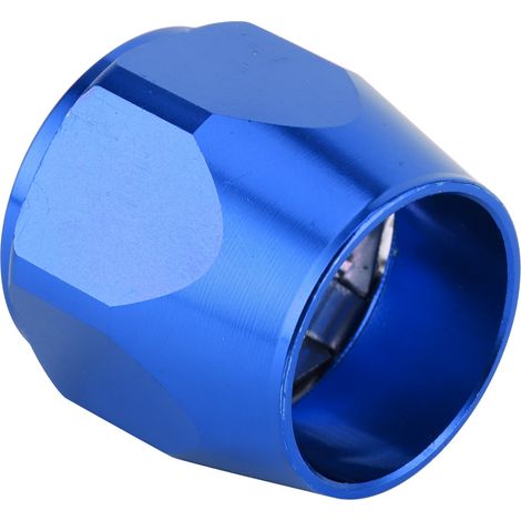 Raccords de finition pour tuyau 12AN, colliers de serrage pour tube flexible carburant/huile/diesel/essence/air, bleu (1/5)