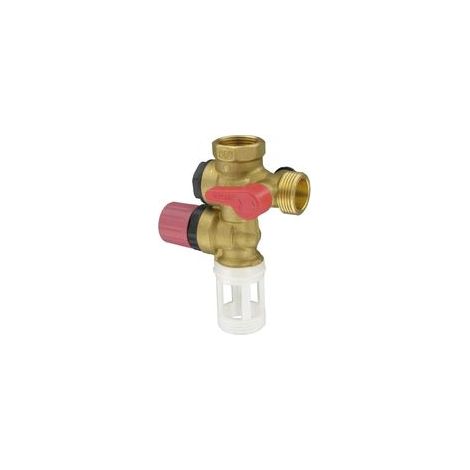 1 - Groupe De Sécurité - Accessoire De Plomberie - Protection Circuit Eau Chaude - Installation Sanitaire - Inox - Taille Standard (1/3)