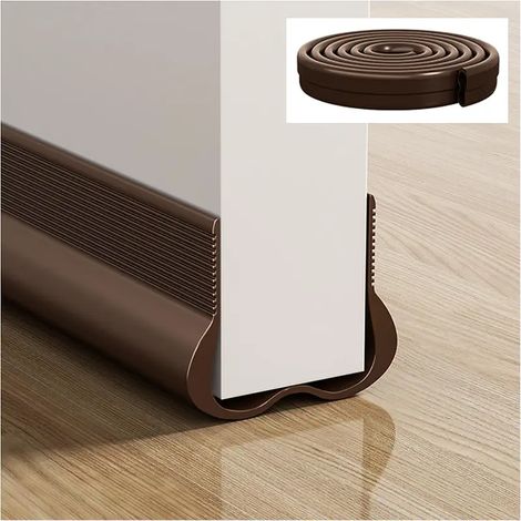36 Zoll lange braune Tür- und Fensterdichtungsstreifen (2er-Pack) – Bodendichtung zur Schalldämmung (1/5)