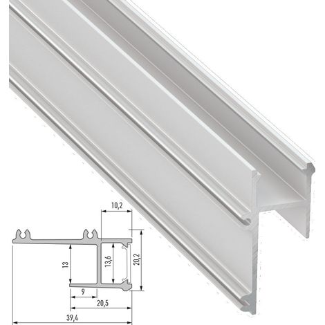 Perfíl Aluminio APA12 2,02M