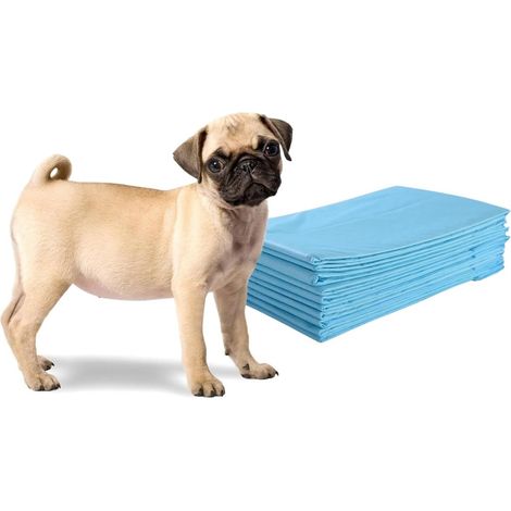 Costway – Lot de 300 tapis éducateurs pour chiots – Tapis hygiénique absorbant 43 x 60 cm – 5 couches anti-fuites – Matériaux hypoallergéniques (1/5)