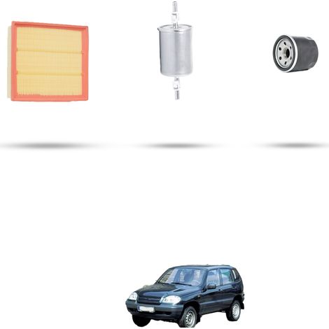 Kit tagliando 3 filtri compatibile con Chevrolet Niva 1.7 61kw dal 2010 (1/4)