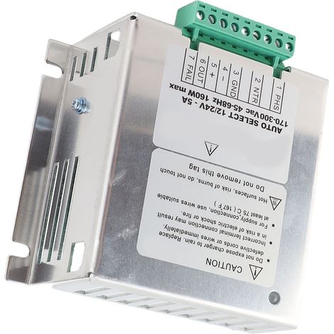 Chargeur de batterie pour groupe électrogène 12V/24V, régulateur automatique 2 étapes, entrée 220-240V AC (1/5)
