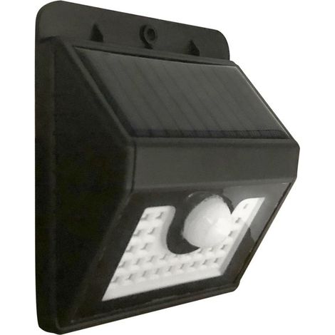 TERRE JARDIN - Aplique solar de pared con detector de movimiento - 300 lúmenes